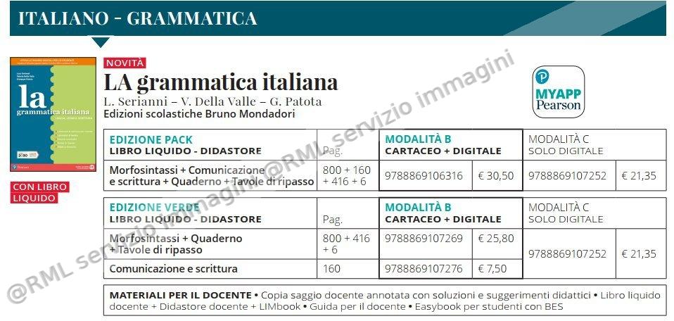 Pacchetto Grammatica italiana